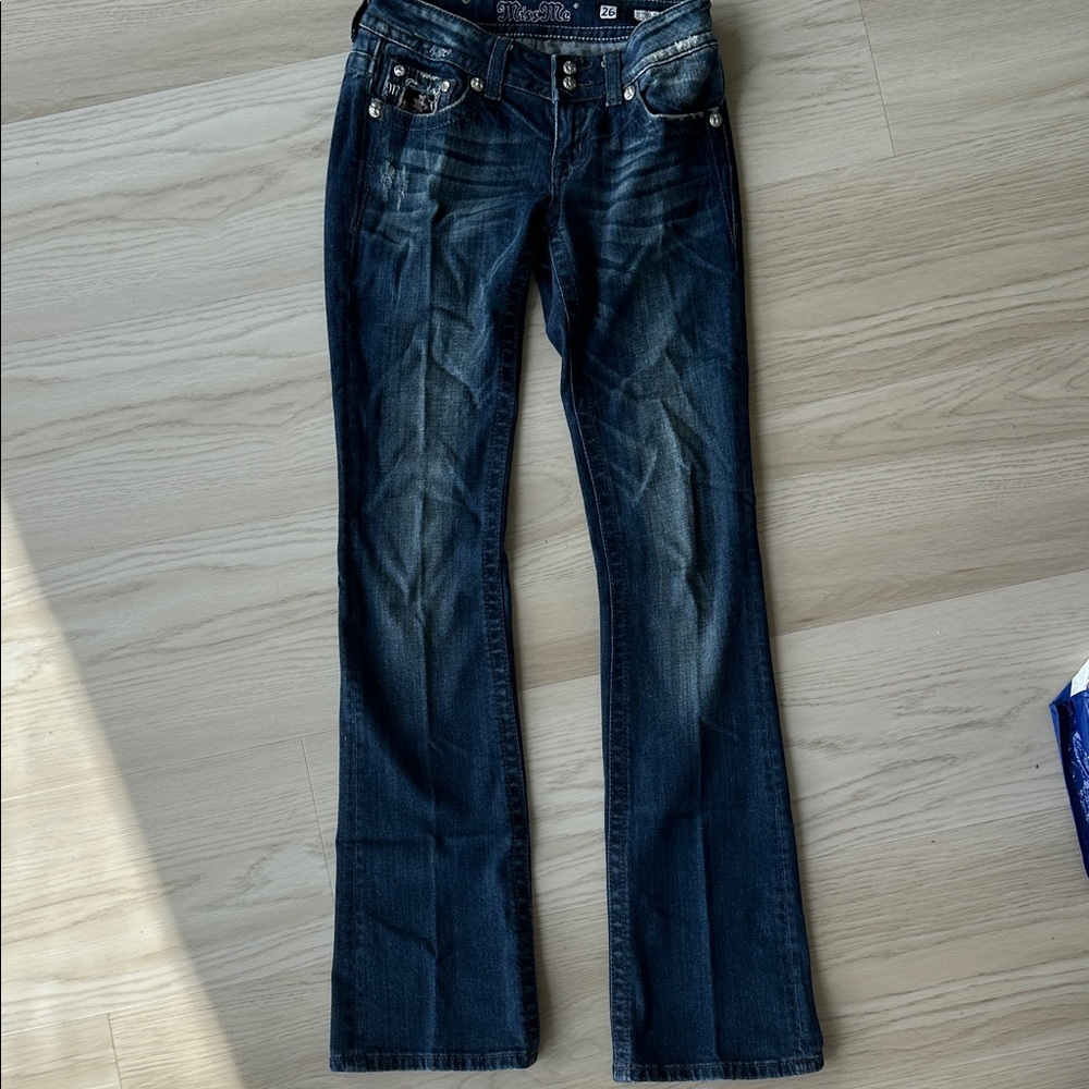Miss Me Dark Indigo Boot Cut Jeans